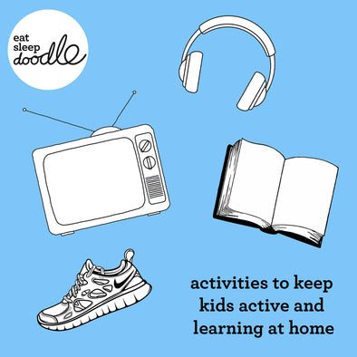 activities to keep the kids active and learning while at home