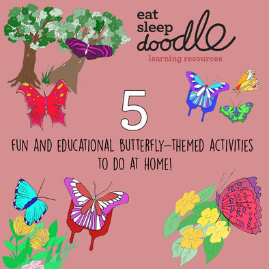 5 fun and educational butterfly-themed activities to do at home!
