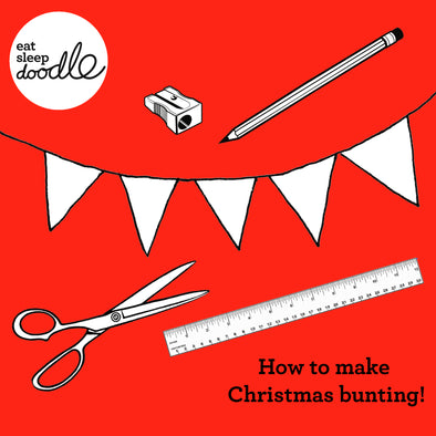 How to make Christmas bunting!