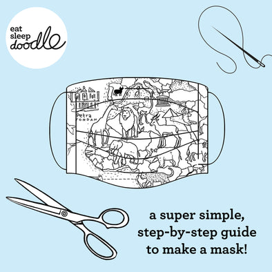 how to make an eatsleepdoodle mask