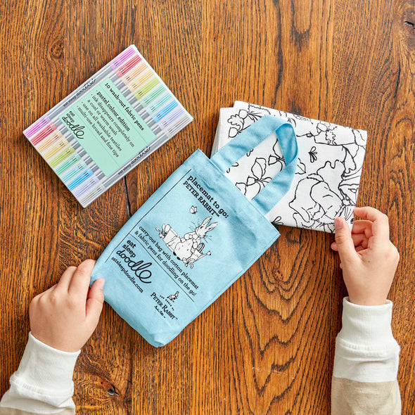 Peter Rabbit™ & friends placemat to go - colour in & learn