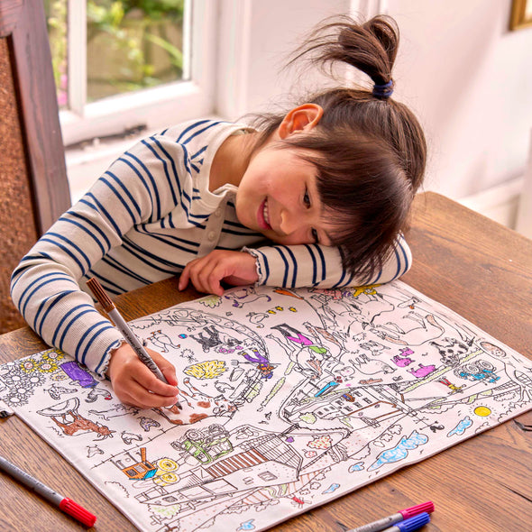 farmyard placemat to go