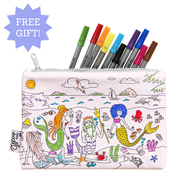 mermaid pencil case