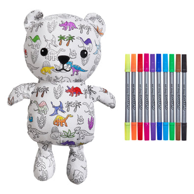 dinosaur design colour in bear
