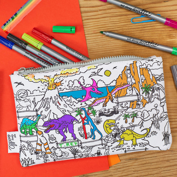 dinosaur colour in & learn bundle