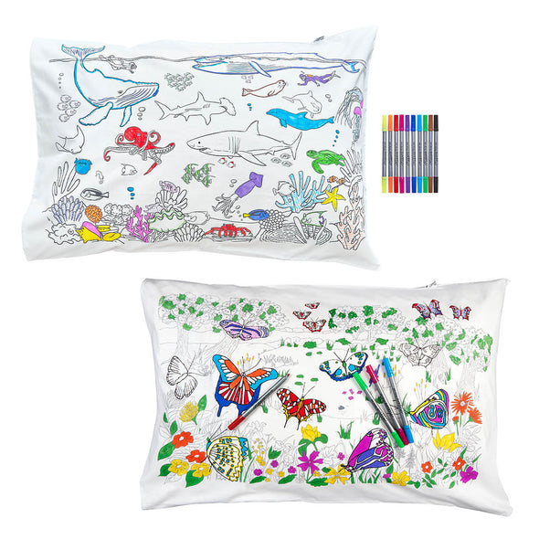 colour your own pillowcase gift bundle