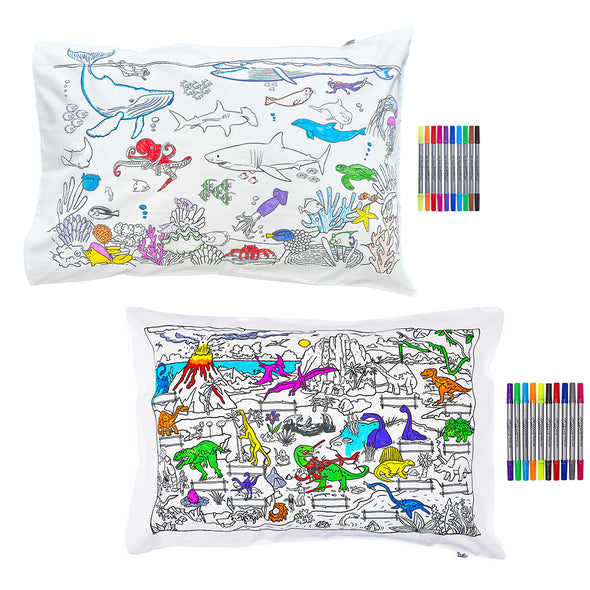 Customisable Cotton Pillowcase Bundle eatsleepdoodle