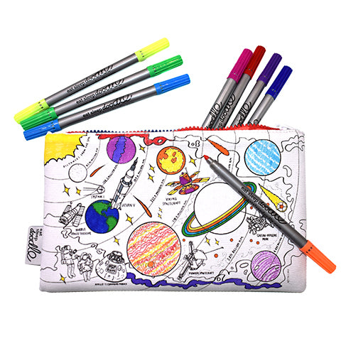 space explorer colour in & learn bundle