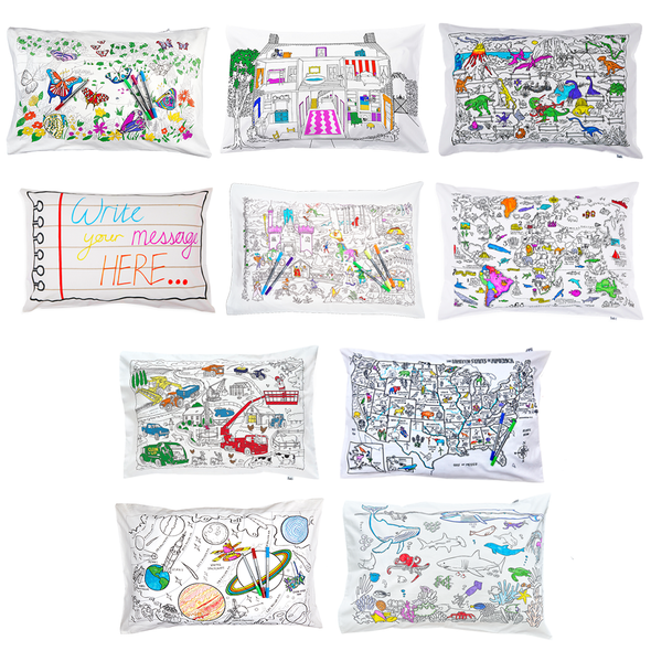 ultimate sleepover bundle - colour your own pillowcase