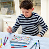 knights and unicorn colouring activity for christmas eve