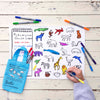 colour your own placemat Educational toys for kids