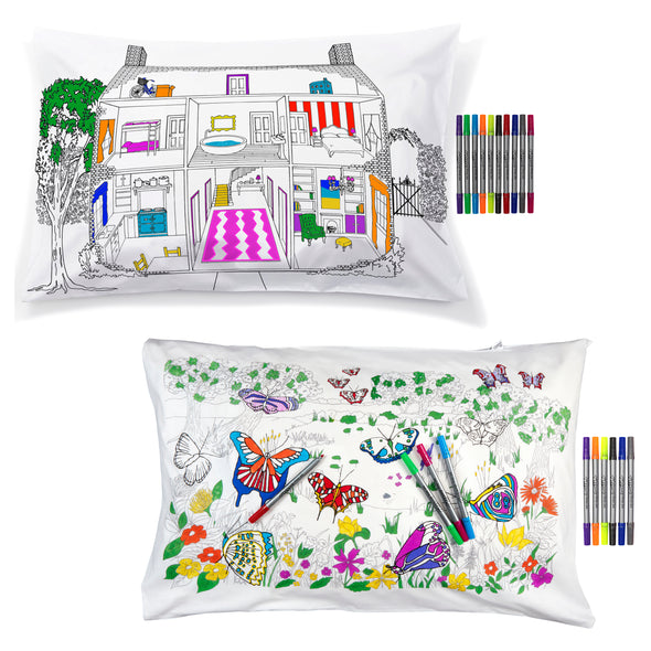 colour your own pillowcase gift bundle