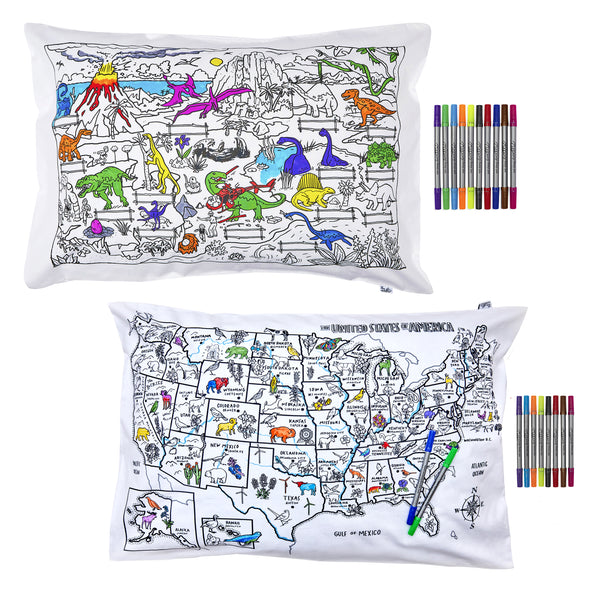 colour your own pillowcase gift bundle