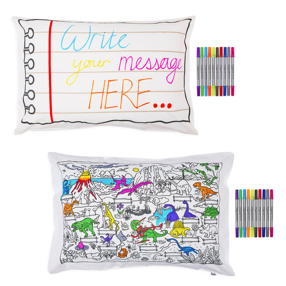 colour your own pillowcase gift bundle
