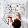 fairytale gift princess pillowcase to colour Gift ideas for kid