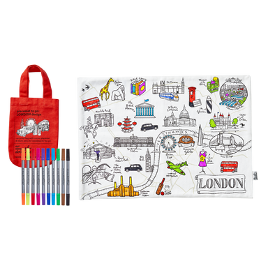 map of london placemat for boys christmas