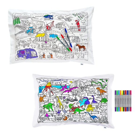 colour your own pillowcase gift bundle
