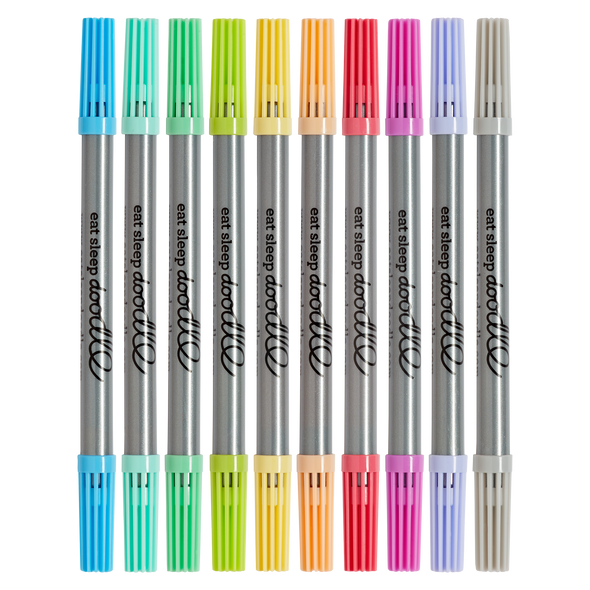 pastel fabric pens