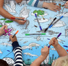 colour-in tablecloth for christmas day gift