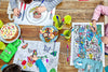 kids party entertainment colouring placemats