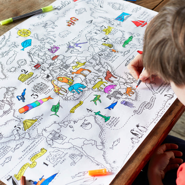 fun learning colouring activity for kids