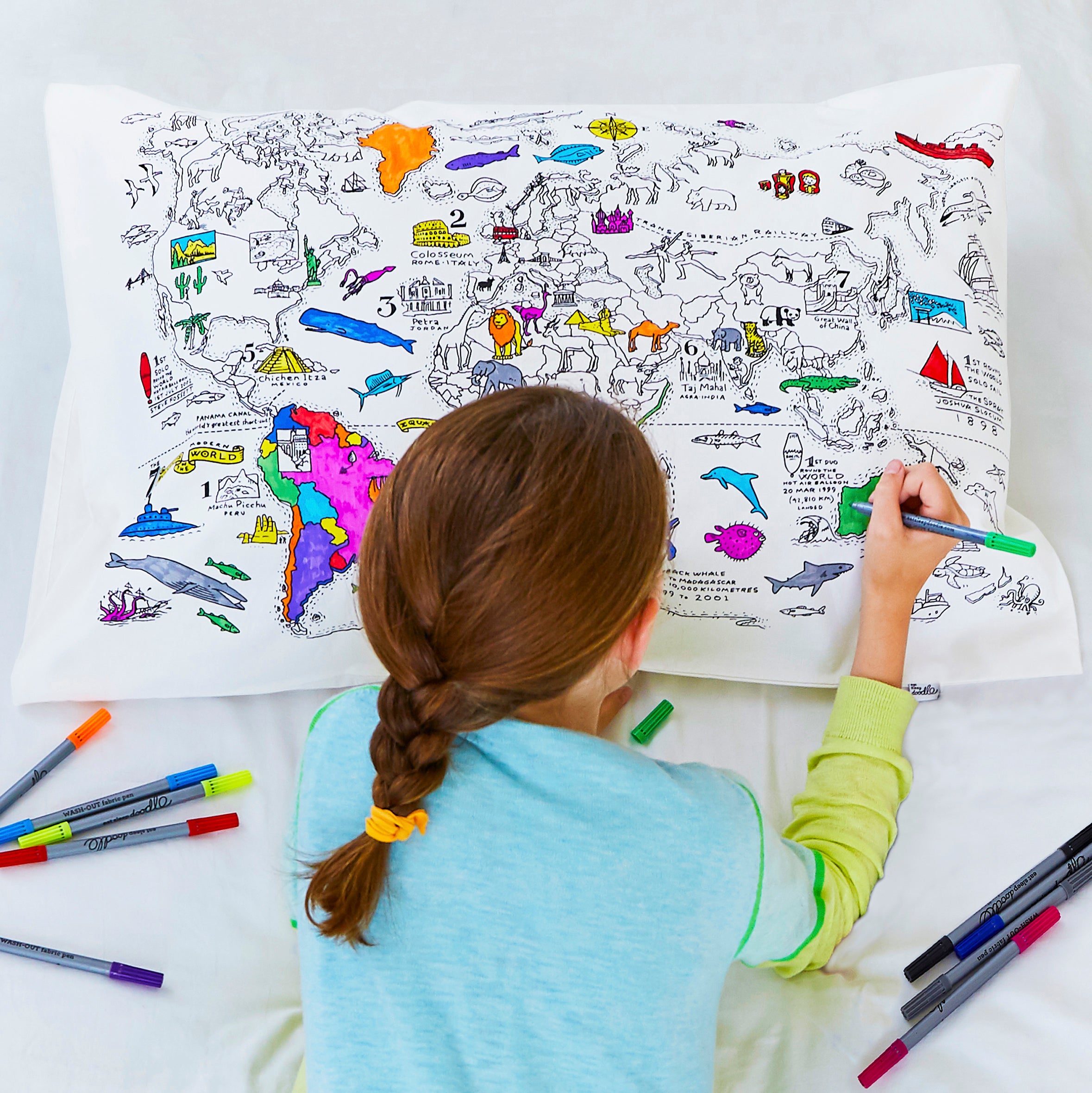Colour your store own pillow case