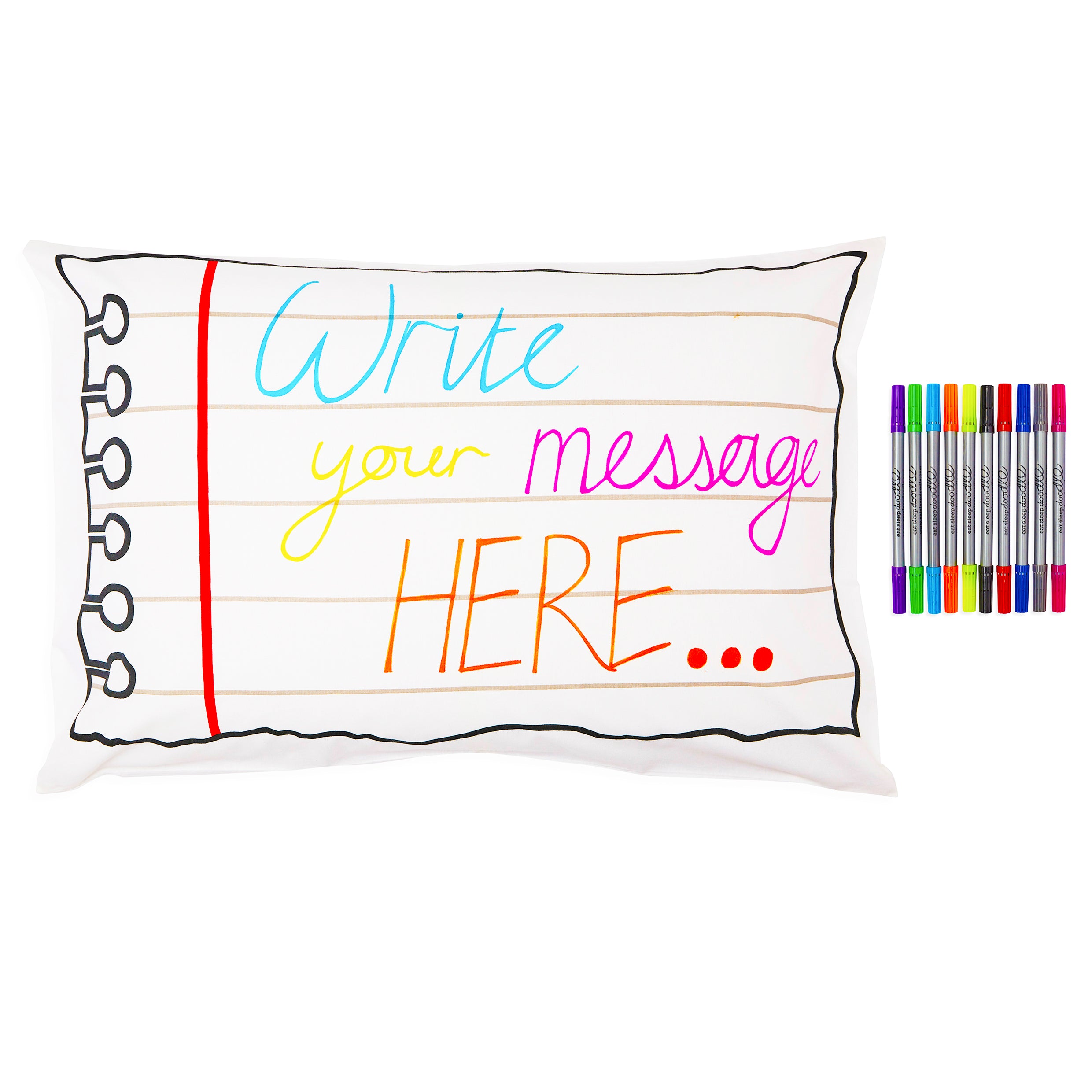 Doodle Pillowcase Colour Your Own Pillowcase eatsleepdoodle